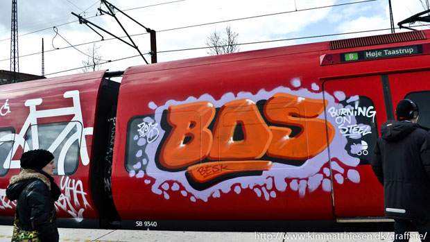dansk graffiti s-tog