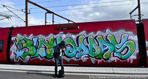 dansk graffiti s-tog