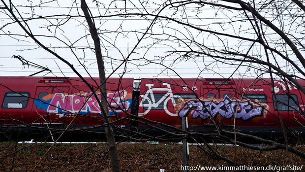 danish graffiti s-trains