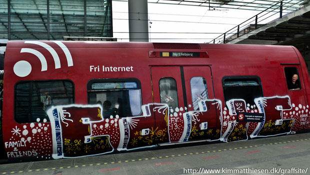 dansk graffiti s-tog