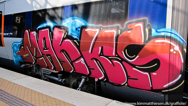 dansk graffiti tog